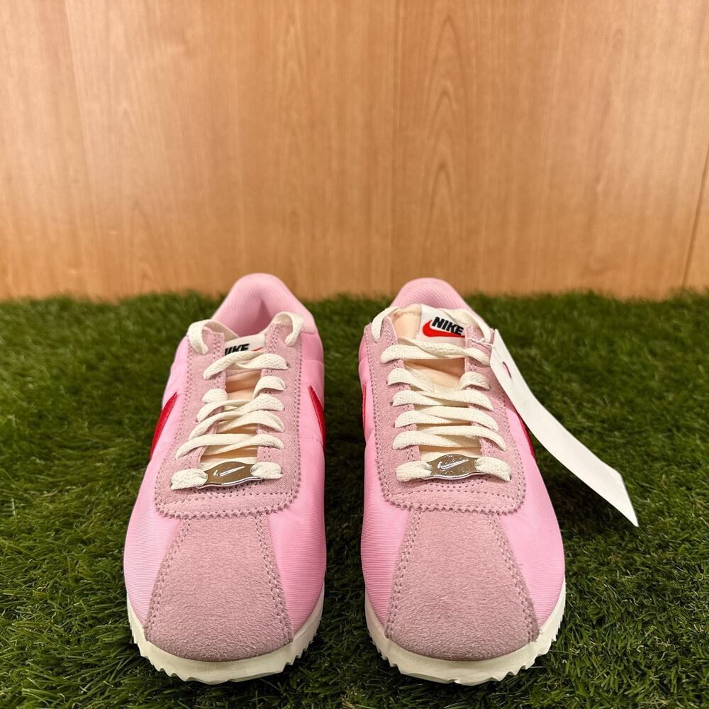 Nike Cortez TXT Soft Pink Fire Red Lifestyle Shoes HF9994-600 Women's Size 7 - Picture 4 of 7